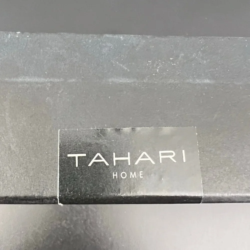 Tahari Home Jeweled  Rhinestone Silver Napkin Holders - Picture 6 of 6